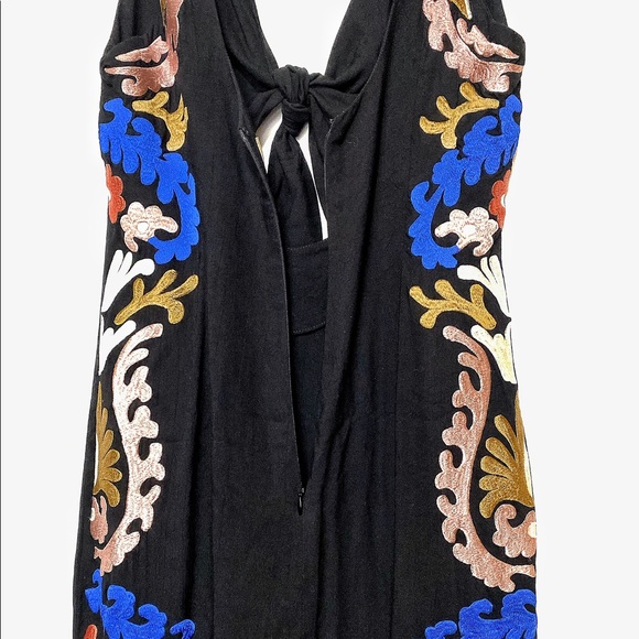 Cleobella Edenia Embroidered Midi Tied Front Dress - Picture 6 of 13